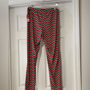 NWT Merrywear Pajama bottoms Green Red Christmas Size XL